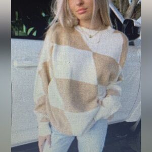 Checkered Sweater
